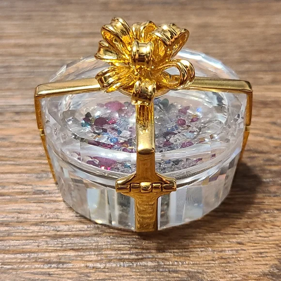Swarovski Crystal Gift Trinket Box With Loose Crystals